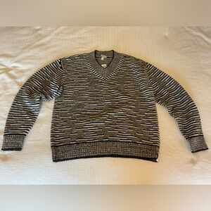 NWT Todd Snyder Men's Black and White Sweater